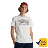 ราคา เสื้อยืดหลวม Mc Jeans เสื้อยืดแขนสั้นผู้ชาย คอกลม สีขาว ผ้านุ่ม ระบายอากาศได้ดี MTSZ828 (18275377563)