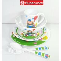 ราคา ซุปเปอร์แวร์ ชุดอาหารพูล่าลิงกี้ ซุปเปอร์แวร์เกรดA (1255065865)