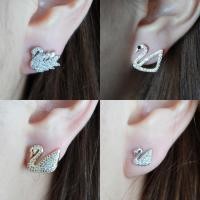 ราคา everlyjewels | ต่างหูหงส์ ต่างหูเพชรcz Swarovski (19668354288)