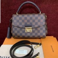 ราคา Lv croisette damier dc17 ใหม่เก็บอย่างเดียว เพลทพลาสติกยังไม่แกะ แท้100% (2332066482)