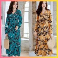 ราคา อก > 42 Dress เดรสเชิ้ต ชุดออกงาน แฟชั่นสาวอวบ คอวี ผู้หญิง งานป้าย ลายดอก แขนยาว ฮาวาย สีดำ เหลือง ชมพู เขียวทะเล ถูก (2224197370)