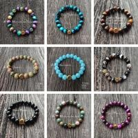 ราคา กำไลหินโอม 10 มิล กำไลหินเนปาล หินนำโชค หินมงคล เสริมดวง⚫⚪ (21928216814)