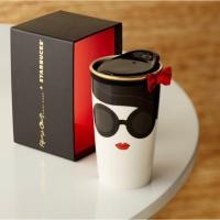 ราคา Starbucks Alice and Olivia Double Wall Mug - Stace Face (2698851366)