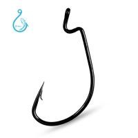 ราคา เบ็ดเกี่ยวหนอนยาง ตะขอเบ็ดตกปลาเหล็กคาร์บอน ตะขอเบ็ดตกปลา 50ชิ้น #Fisher002 (5564659727)