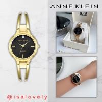 ราคา Isa Lovely Shop Anne Klein Women's AK/2626 Diamond-Accented Black Dial Open Bangle Watch (24559156180)