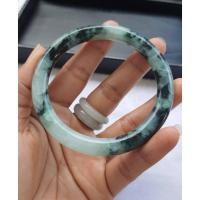 ราคา J35หยกพม่าสีเขียวสดแอปเปิ้ลผสมเขียวเข้มจักรพรรดิ เนื้อแก้ววาวกึ่งเทียน (11368343399)