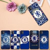 ราคา เคสโทรศัพท์มือถือแบบนิ่ม ลายเชลซี สีดํา สําหรับ iPhone 5 5s SE 6 6s 6Plus 6sPlus 7 8 7Plus 8Plus X XS XR XS Max (20674393723)