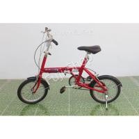 ราคา จักรยานพับได้ญี่ปุ่น - ล้อ 16 นิ้ว - มีเกียร์ - อลูมิเนียม - Bridgestone Sneaker - สีแดง [จักรยานมือสอง] (22212220233)