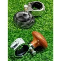 ราคา มือหมุนพวงมาลัย มือหมุน มือจับพวงมาลัย มี 2 ลายให้เลือก ลายเคฟร่า และลายไม้ (19834276515)