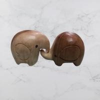 ราคา ช้างไม้เเกะสลัก ช้างไม้แกะสลักทรงโมเดิร์น ช้างคู่ เสริมฮวงจุ้ย ค้าขาย ร่ำรวย ช้างมงคลแกะสลักสีไม้ วางไว้บนโต๊ะ (15361935838)