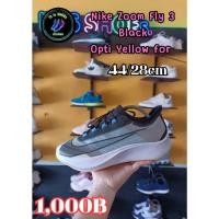 ราคา รองเท้าNike Zoom Fly 3 Black Opti Yellow for(รองเท้ามือสอง) (24301434783)