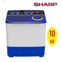 ราคา SHARP เครื่องซักผ้า 2 ถัง 10 KG. รุ่น ES-TW100BL (6809284957)