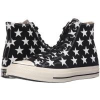 ราคา มือ2 แท้ Converse Chuck Taylor All Star 70 high black/white/egret star printed สภาพสวยมาก ขายยกกล่อง ไซส์ UK8 EUR41.5 (724030612)