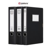 ราคา Comix HC-35 HC-55 HC-75 แฟ้มเก็บเอกสาร A4 แฟ้มโชว์เอกสาร A4 แฟ้มห่วง 35/55/75 mm สีดำ (25123949001)