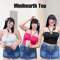 ราคา เสื้อกล้ามสาวอวบ สายคล้องคอ แต่งเว้าอกหัวใจ แฟชั่นสาวอวบ มี5สี งานตามหาของสาวๆพลัสไซส์ เข้ารูปทรงสวย (20889960920)