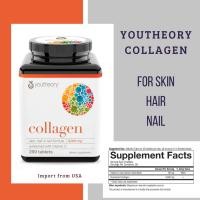ราคา พร้อมส่ง นำเข้าจากเมกา Youtheory Collagen Plus Biotin 290 Tablets คอลลาเจน Youtheory 290 เม็ดสำหรับผม ผิว และเล็บ (22947935805)