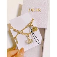 ราคา สวยมาก Dior ห้อยมือถือ / ปรับเป็นสร้อย กำไลได้ ยาว 30 cm Dior Gold Phone Charm (25104604036)