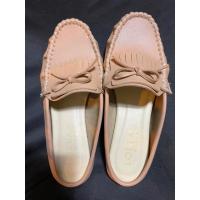 ราคา รองเท้าสีน้ำตาลอ่อนส้นเตี้ย (22553570425)