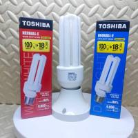 ราคา หลอดตะเกียบ 3U 18W Day/Warm แสงขาว / แสงส้ม E27 Toshiba (26300464739)