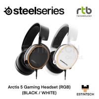 ราคา HEADSET (หูฟัง) SteelSeries Arctis 5 Gaming Headset (RGB) (Black/White) ของใหม่ประกัน 1 ปี (16642035877)