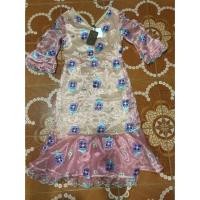 ราคา เดรสงานป้ายมือ1ป้ายห้อย size m งานปักสวยมาก ป้ายออเร้น (2045948502)