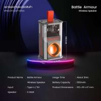 ราคา K08 Bluetooth Speaker ลำโพงบลูทูธ BATTLE ARMOUR Bluetooth Speaker ลำโพงแบบไร้สายเสียงสตูดิโอ 5W (22975815090)
