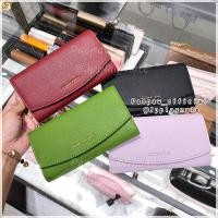 ราคา กระเป๋าสตางค์ Charles & Keith รุ่น Curved Flap Long Wallet : CK6-10681034-4 แท้จากชอป พร้อมกล่อง และถุงกระดาษ (20861329089)