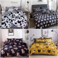 ราคา ชุดผ้าปูที่นอน ชุดเครื่องนอน พร้อมผ้านวม/ครบชุด6ชิ้นมีขนาด 3.5ฟุต-5ฟุต (7654894881)