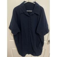 ราคา เสื้อเชิ้ตแบรนด์ญี่ปุ่น,มีป้ายแคร์,งานป้าย,ไม่ตำหนิ-เดรสเชิ้ตสีกรมใส่หลวมๆ มีกระเป๋าข้าง แนวยูนิโคล่ &มูจิ อก50ยาว37 (23864599310)