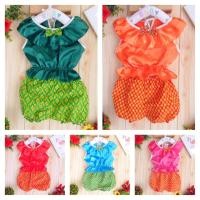 ราคา ชุดไทยเด็กผู้หญิง คอบัว (4-9 กิโล) ผ้ามันลื่นๆ สงกรานต์ ลอยกระทง ปีใหม่ไทย (23969640011)