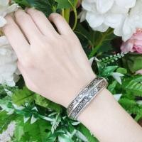 ราคา กำไลถมเงิน​ หน้ากว้าง1. 5เซนติเมตร​ (7614744883)