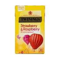 ราคา Twinings Strawberry & Raspberry Tea Bags x 20 ชาสตรอเบอรี่ ชา ชาอังกฤษ (20851533956)