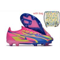 ราคา World Cup fully knitted waterproof FG football shoes Ultra Ultimate FG Original kasut boots football shoes (26001406432)