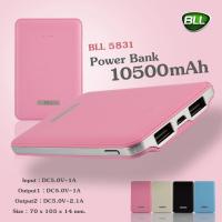 ราคา แบตเตอรี่สำรองขนาดความจุ 10500 mAh แบบ 2ช่อง USB BLL 5831 10500mAh (1033624008)