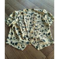 ราคา เสื้อวินเทจสีเหลืองลายดอกทานตะวันมือสอง (9725096103)