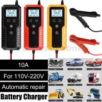 ราคา เครื่องชาร์จแบตเตอรี่รถยนต์อัตโนมัติ 12V 24V หน้าจอดิจิทัล สําหรับแบตเตอรี่ตะกั่วกรด 2AH-200AH (23279691167)