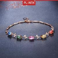 ราคา PLINTH สร้อยข้อมือเงินแท้ 925 เพชรพลอยกะรัต747 (2348433281)