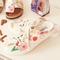 ราคา ɪᴠʏ : รองเท้าผ้าใบสกรีนลายดอกไม้ (14308399019)