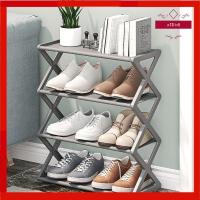 ราคา กีวีน่ารัก ชั้นวางรองเท้า รูปตัวX ที่เก็บรองเท้า ประหยัดพื้นที่ เฟอร์นิเจอร์ อุปกรณ์จัดเก็บ (25006363977)
