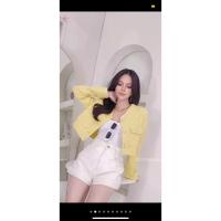 ราคา เสื้อคลุม cotton candy สีเหลือง (20885032382)