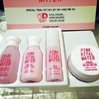 ราคา ชุดเซ็ตบำรุงผิว pink vital water ,etude (6733073899)