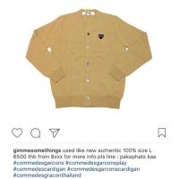 ราคา comme des garcons cardigan mens size L ของแท้ (109719937)