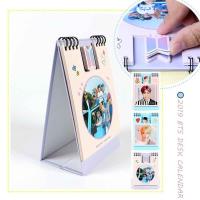 ราคา 2019 New Army Fashion Cartoon Mini Picture Bangtan Boys BTS Desk Calendar Photo (1839279227)