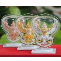 ราคา พญาครุฑรุ่น"ยอดอริยทรัพย์"หลวงพ่อยอด"โกสโล"วัดตะคร้อ"อ.โนนไทย"จ.นครราชสีมา"เนื้อโลหะชุบ"2เค"พร้อมเลี่ยมตั้งหน้ารถ (11385935361)