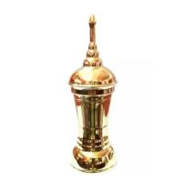 ราคา โกศบรรจุอัฐิ ทองเหลืองแท้ ทรงเบญจรงค์ สูง 10 นิ้ว ทองเหลืองแท้ 100% (17171565430)