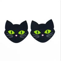 ราคา (พร้อมส่ง)ที่ปิดหัวนม รูปแมว สติ๊กเกอร์ปิดหัวนม ผ้าปิดหัวนม 1คู่ มีแบบเรืองแสงและไม่เรืองแสง ส่งไว (3002852776)