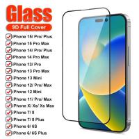 ราคา ฟิล์มกระจกนิรภัยกันรอยหน้าจอ แบบเต็มจอ 9d สําหรับ Apple Iphone 15 14 Plus 13 12 11 Pro Xs Max Xr 6 6S 7 8 Plus WMGD WA52 (22861352920)