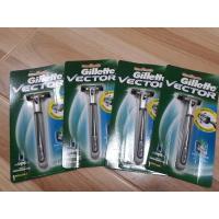 ราคา ยิลเลตต์ เวคเตอร์ ใบมีดโกนพร้อมด้ามจับ ใบมีดหัวปรับหมุนได้ (10638610244)