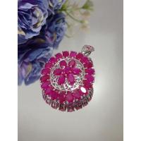 ราคา แบบ2in1เป็นจี้และเข็มกลัดงานพลอยทับทิมแท้เจียรไนเหลี่ยมชิ้นใหญ่ใส่สวยโดดเด่นมาก (14417340591)