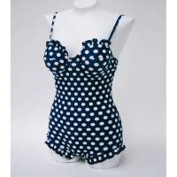 Wolfox Swimwear One Piece ชุดว่ายน้ำวันพีซ รุ่น Polka Dot